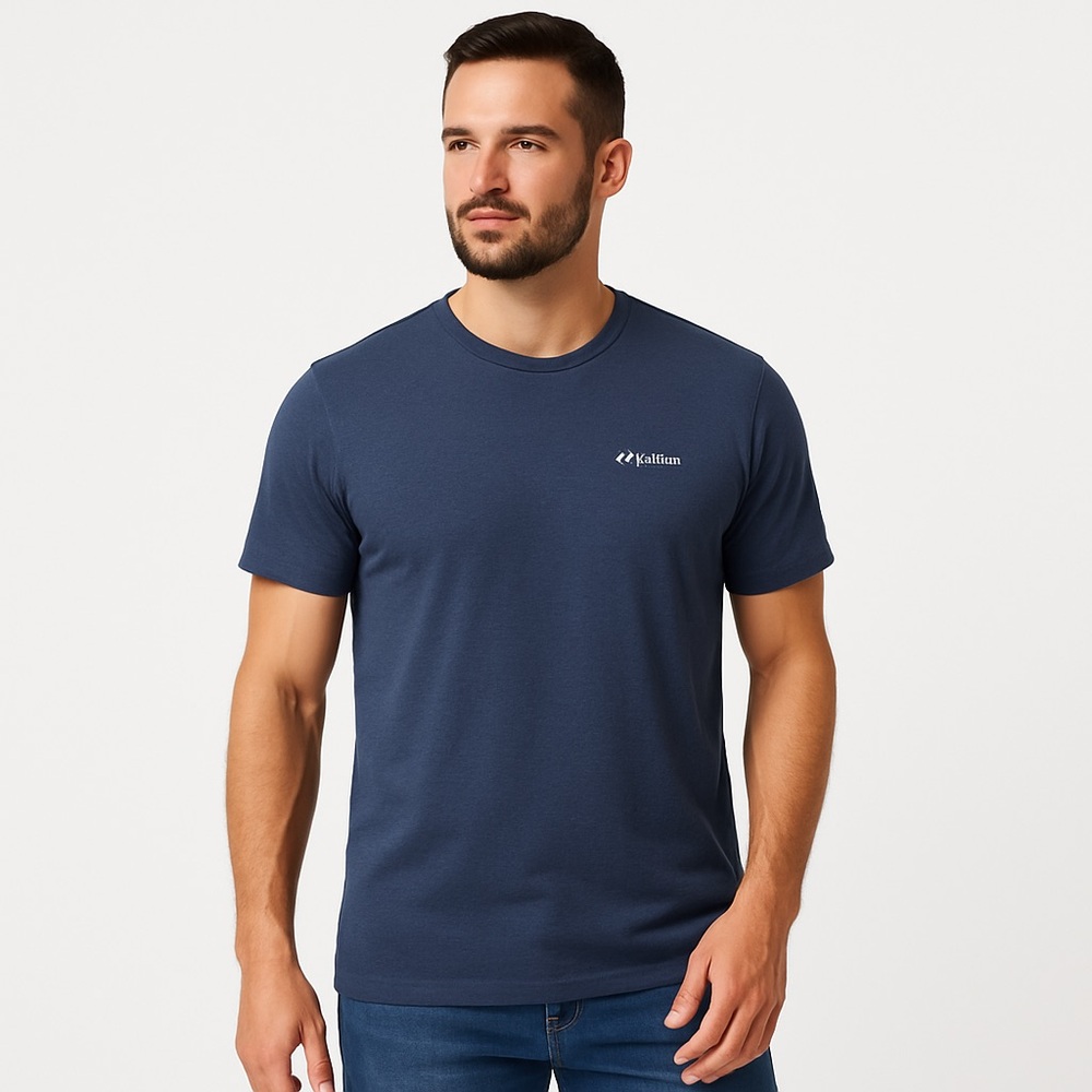COLUMBIA Sportswear Navy Short Sleeve Logo T-Shirt Size L